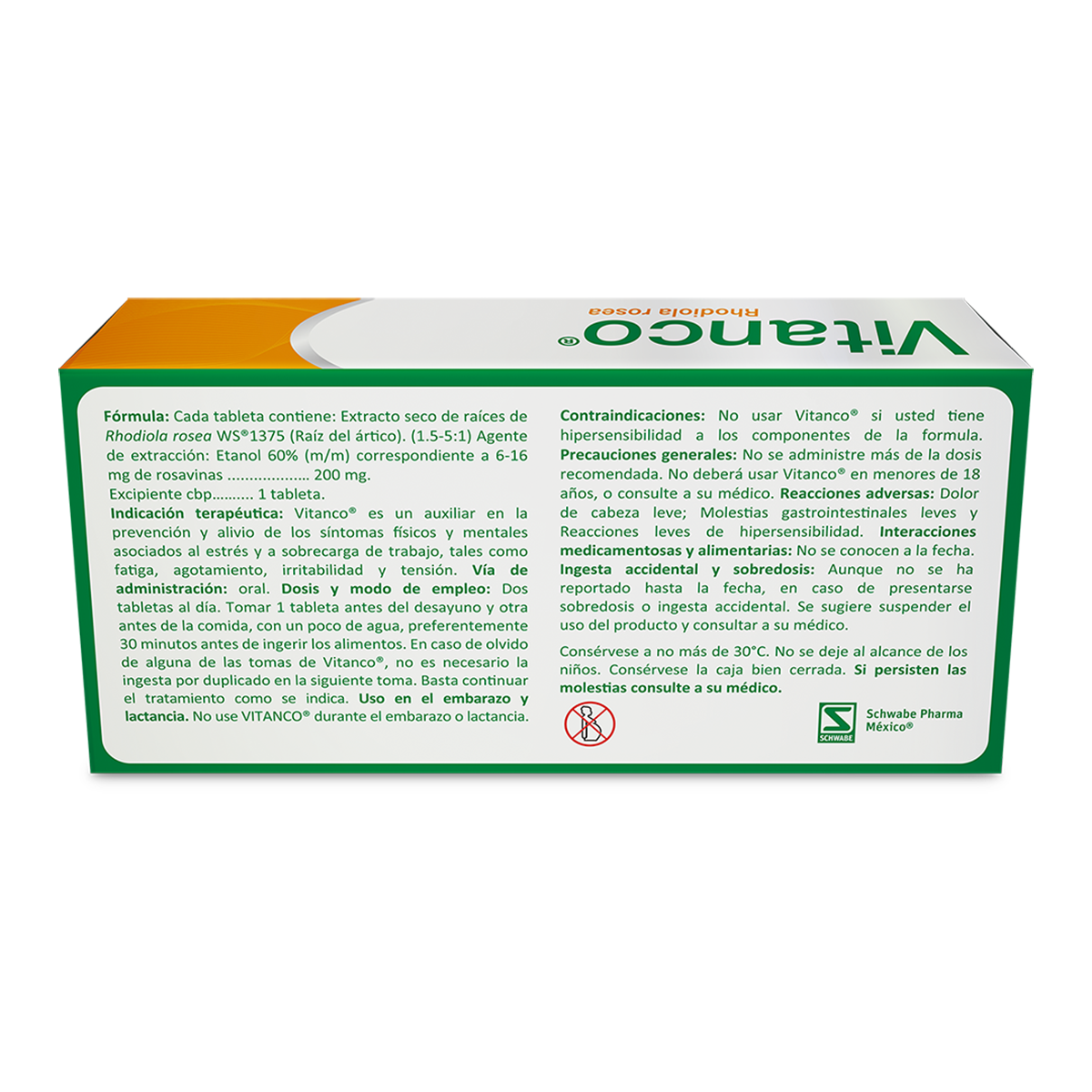 Vitanco 200 Mg Con 30 Tabletas