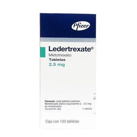 Ledertrexate 2.5 Mg Con 10 Tabletas0