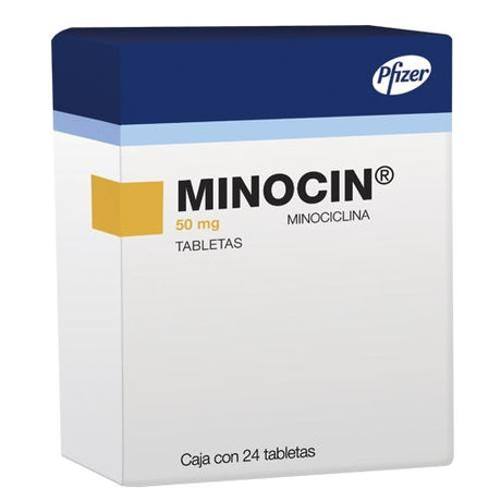 Minocin 50 Mg Con 24 Grageas