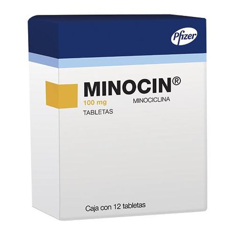 Minocin 100 Mg Con 12 Grageas