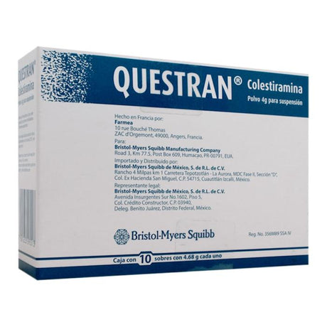 Questran Polvo 4 G Caja Con 10 Sobres