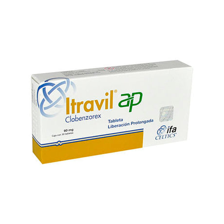 Itravil Ap 60 Mg Con 30 Capsulas