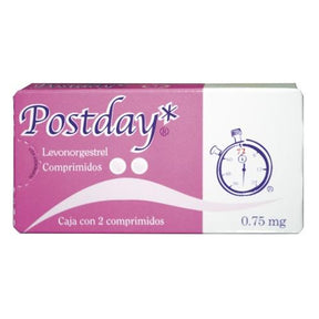 Postday 0.75 Mg Con 2 Tabletas