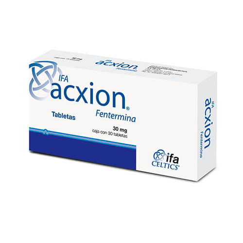 Acxion 30 Mg Con 30 Tabletas