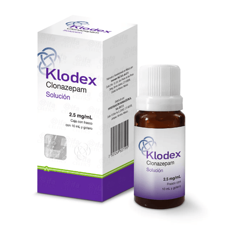 Klodex Solución 2.5 Mg Frasco 10 Ml