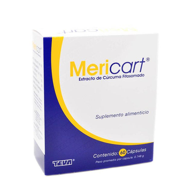 Mericart Sup Alim 500 Mg Con 60 Capsula