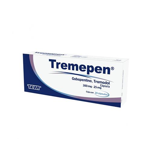 Tremepen 300 / 25 Mgcon 20 Capsulas