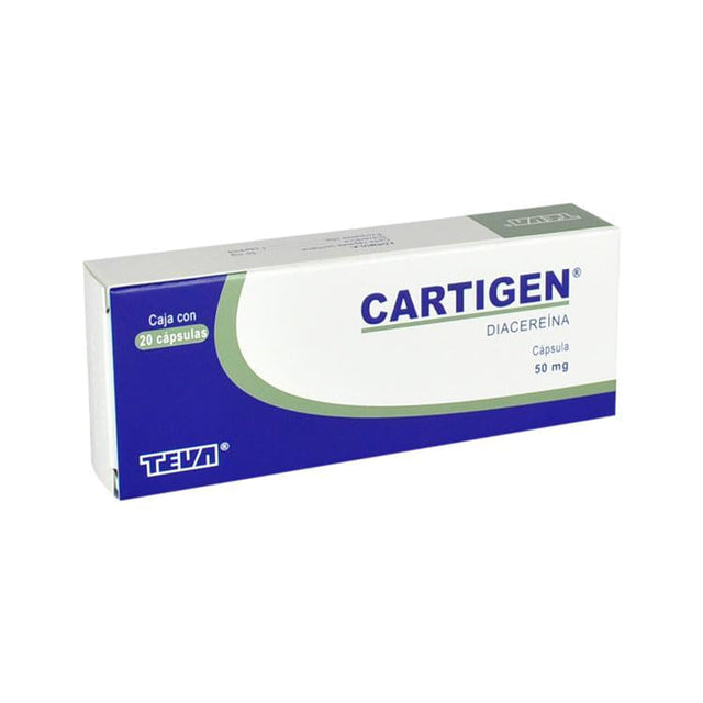 Cartigen 50 Mg Con 20 Tabletas