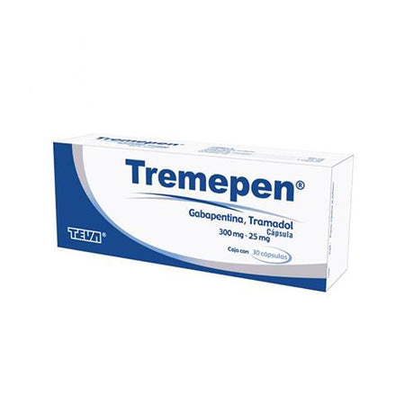 Tremepen 300 / 25 Mg Con 30 Capsulas