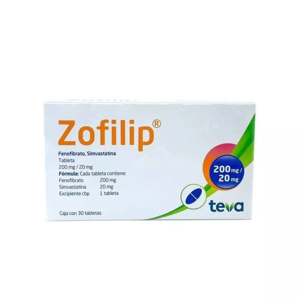 Zofilip 200M / 20 Mg Con 30 Tabletas