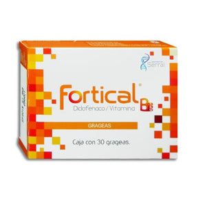 Diclofenaco Complejo B Fortical Con 30 Tabletas