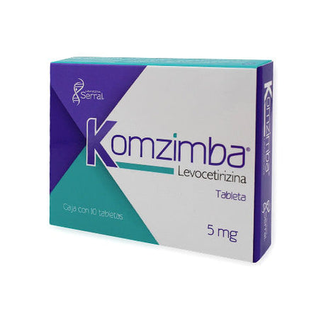 Levocetirizina Komzimba 5 Mg Con 10 Tabletas
