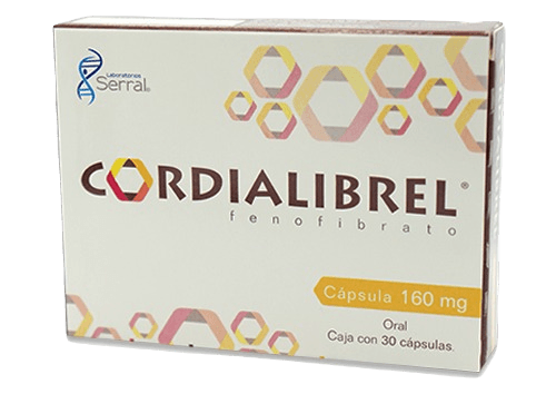 Fenofibrato Cordialibrel 160 Mg Con 30 Capsulas
