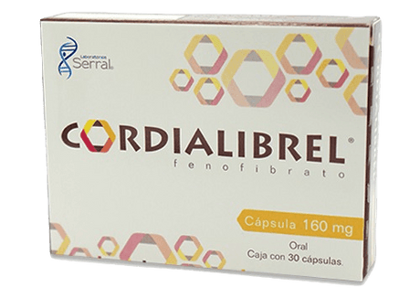 Fenofibrato Cordialibrel 160 Mg Con 30 Capsulas