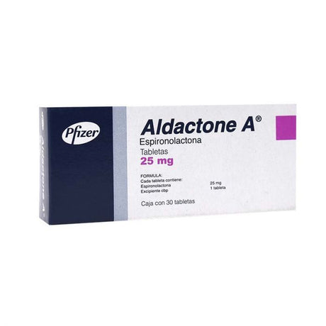 Aldactone A 25 Mg Con 30 Tabletas