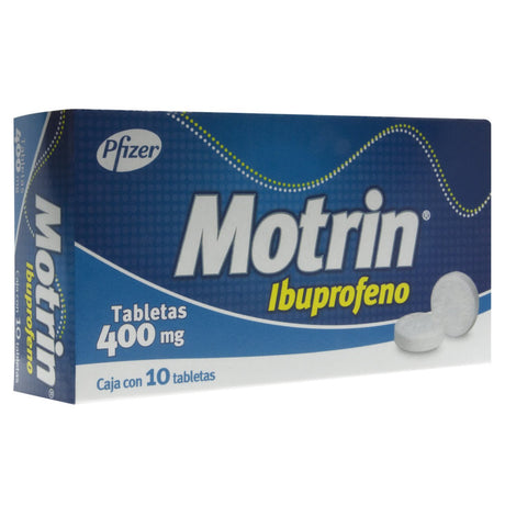 Motrin 400 Mg Con 10 Tabletas