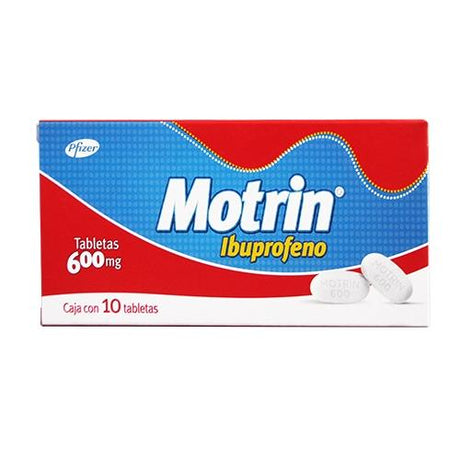 Motrin 600 Mg Con 10 Tabletas