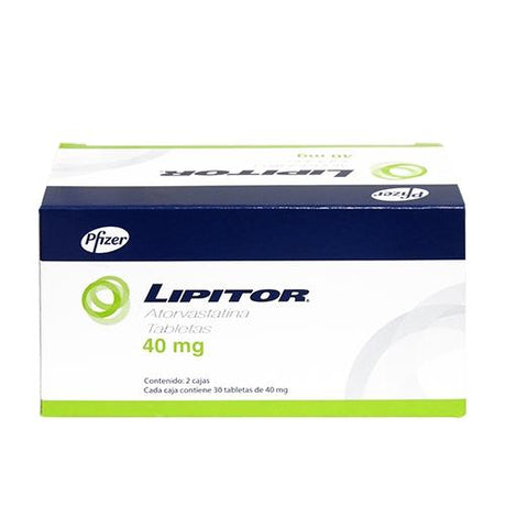 Lipitor 40 Mg Con 30 Tabletas Duo