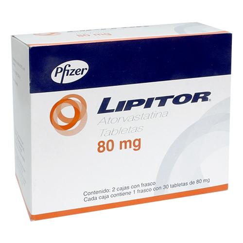 Lipitor 80 Mg Con 30 Tabletas Duo