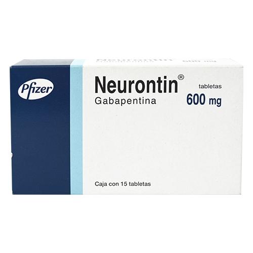 Neurontin 600 Mg Con 15 Tabletas