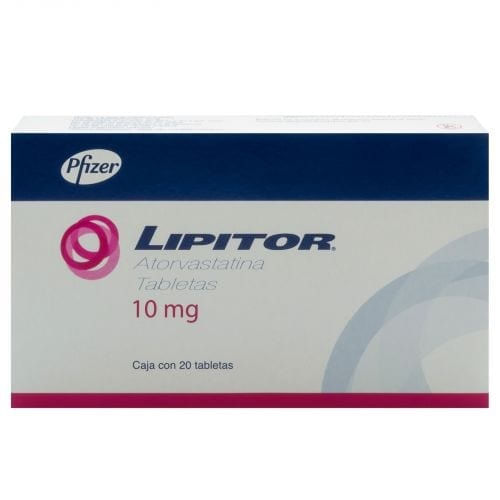 Lipitor 10 Mg Con 20 Tabletas