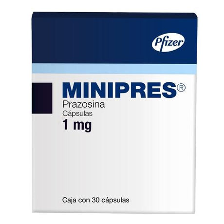 Minipres 1 Mg Con 30 Capsulas