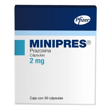 Minipres 2 Mg Con 30 Capsulas