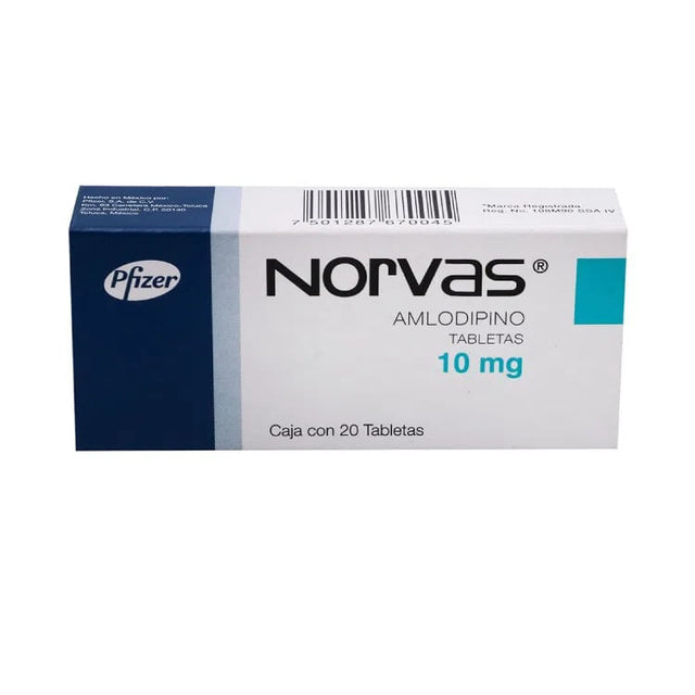 Norvas 10 Mg Con 20 Tab.