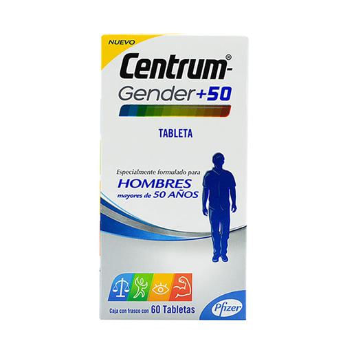 Centrum Gender 50Mas Hombres Con 60 Tabletas