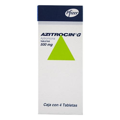 Azitrocin G 500 Mg Con 4 Tabletas