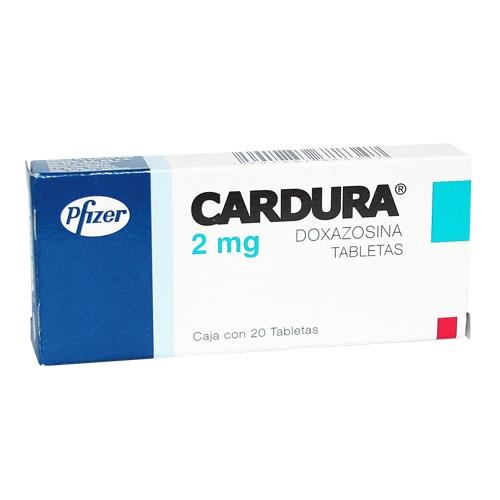 Cardura 2 Mg Con 20 Tabletas