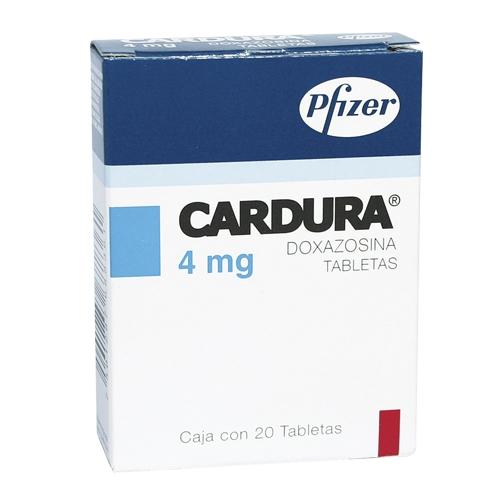 Cardura 4 Mg Con 20 Tabletas