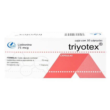 Triyotex 75 Mg 30 Cap