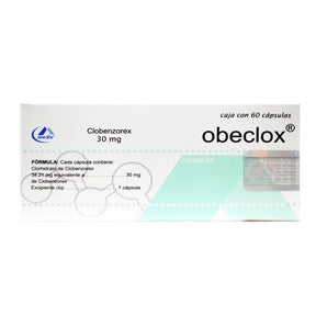 Obeclox 30 Mg Con 60 Capsulas
