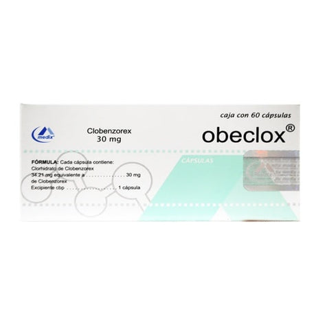 Obeclox 30 Mg Con 60 Capsulas
