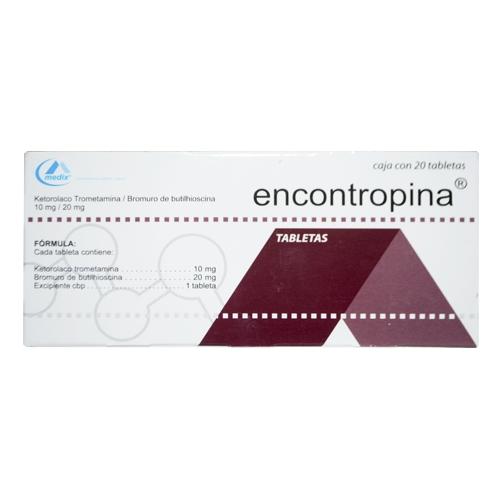 Encontropina 10 / 20 Mg 20 Tabletas