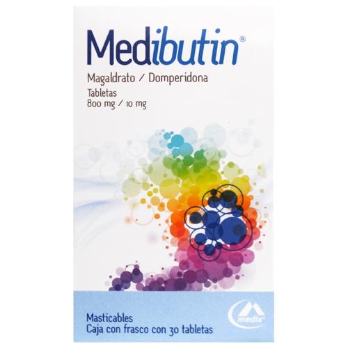 Medibutin 800 Mg / 10 Mg Con 30 Tabletas