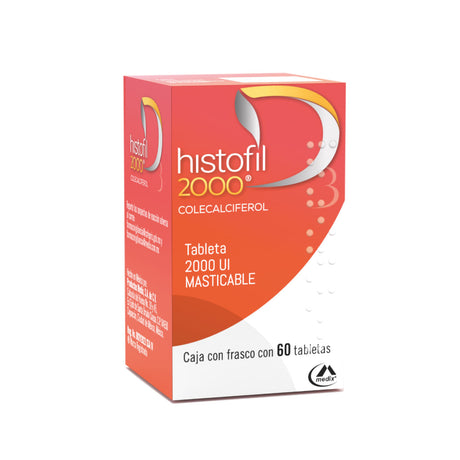 Histofil 2000 Ui Frasco Con 60 Tabletas Masticable