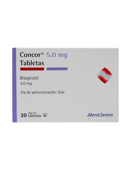 Concor 5.0 Mg Con 30 Grageas