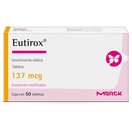 Eutirox 137 Mcg Con 50 Tabletas