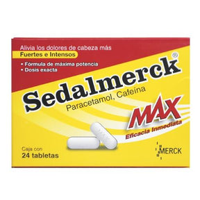Sedalmerck Max Con 24 Tabletas
