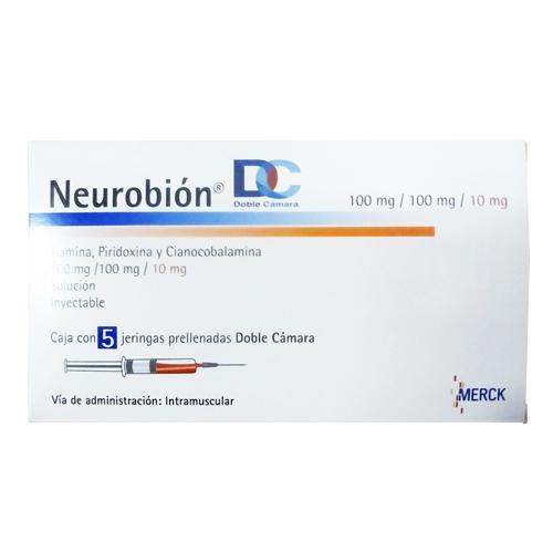 Neurobion 10 Mg Solución Inyectable 5 Jer