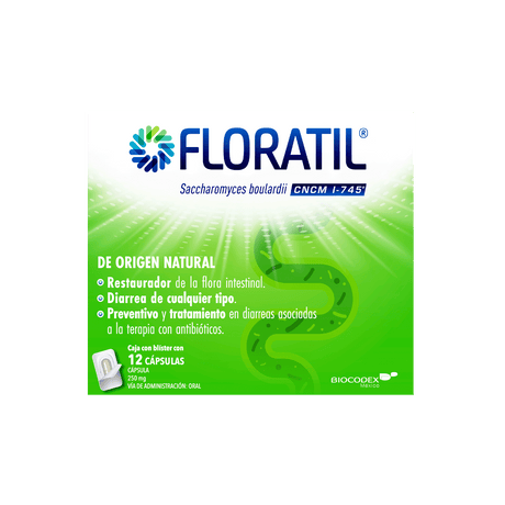 Floratil 250 Mg Con 12 Capsulas