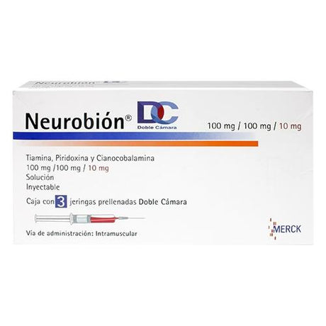 Neurobion Dc 100 / 100 / 10 Mg Solución Inyectable 3 Jgn