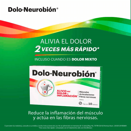 Dolo-Neurobion Con 10 Tabletas