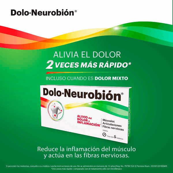 Dolo Neurobion Con 5 Tabletas