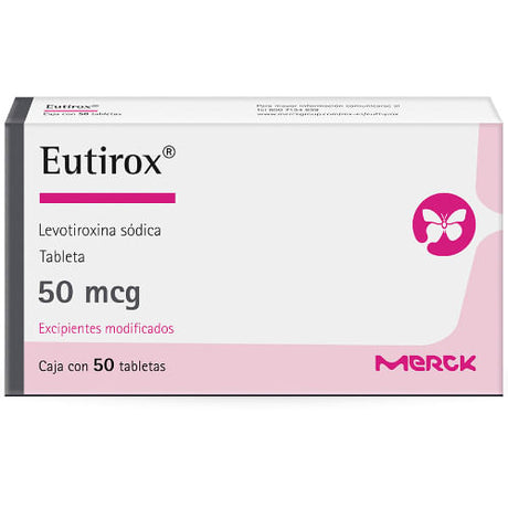 Eutirox 50 Mcg Con 50 Tabletas
