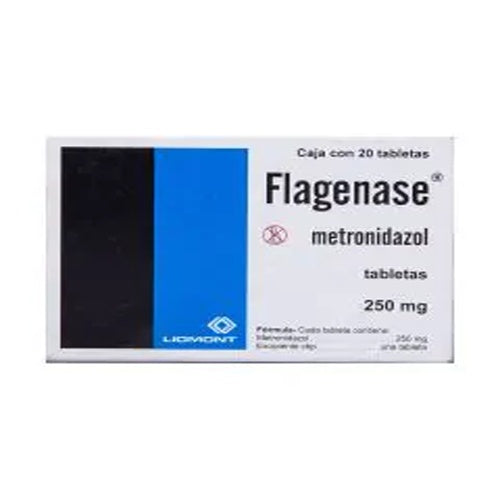 Flagenase Oral 250 Mg Con 20 Tabletas