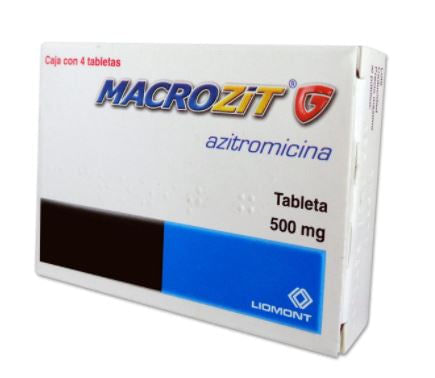 Macrozit G 500 Mg Con 4 Tabletas