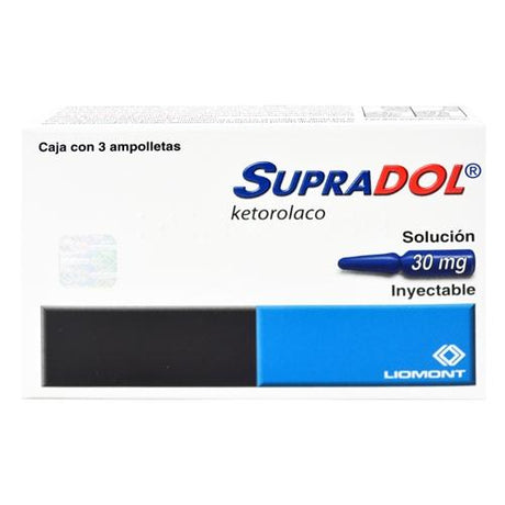 Supradol 30 Mg Con 3 Ampulas